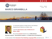 Tablet Screenshot of marco-brambilla.com